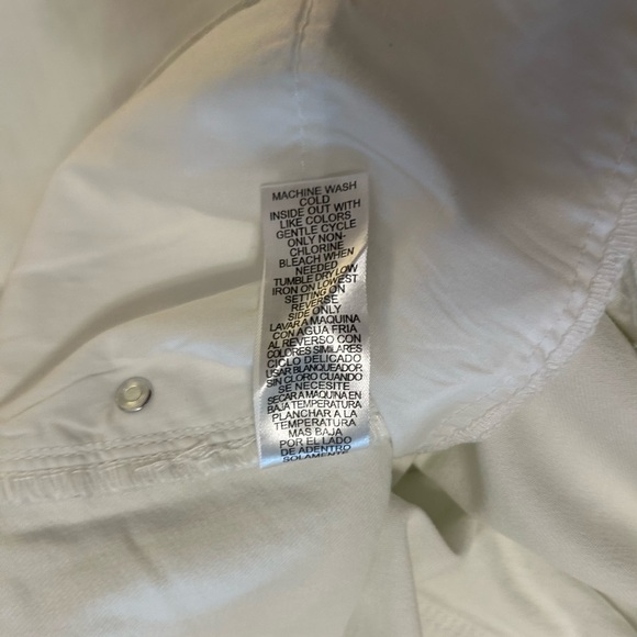 Democracy Women's Flex - Ellent 24W White Cuffed or Uncuffed Capri Denim Pants - Picture 7 of 12